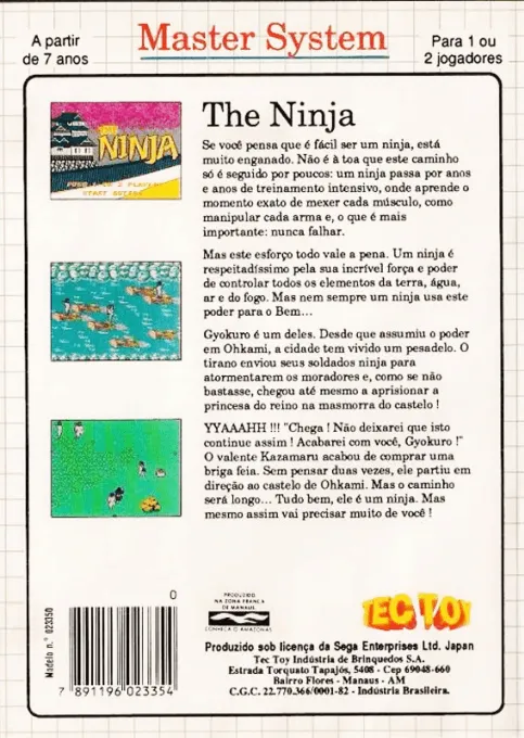The Ninja box back