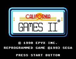 California Games II screenshot