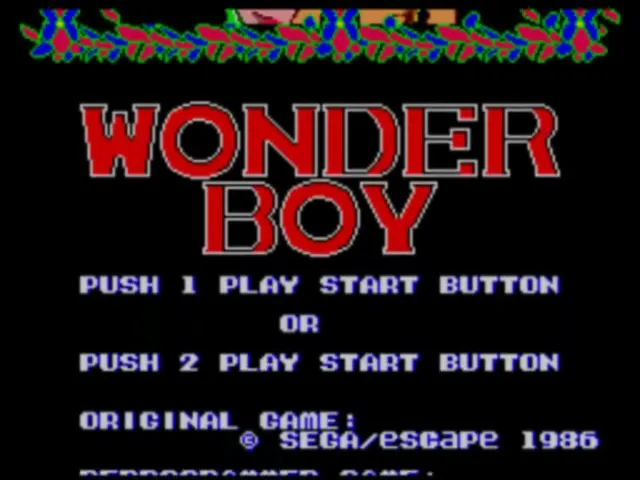 Wonder Boy screenshot