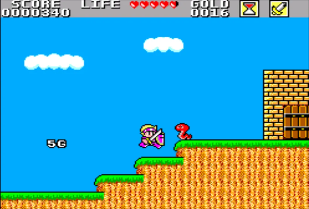 Wonder Boy in Monster Land screenshot
