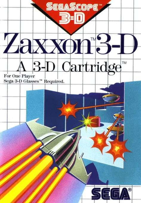 Zaxxon 3-D box art