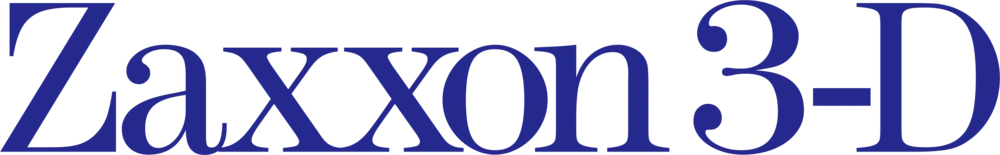 Zaxxon 3-D logo