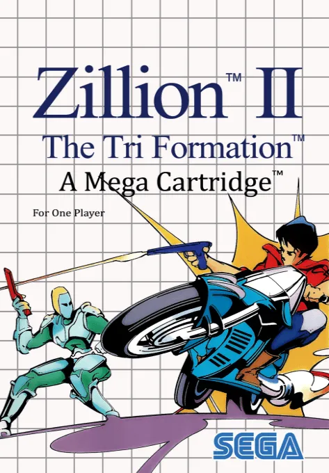 Zillion II: The Tri Formation box art