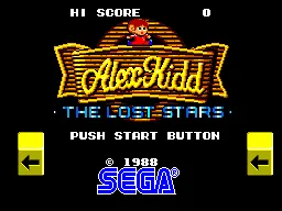 Alex Kidd: The Lost Stars screenshot