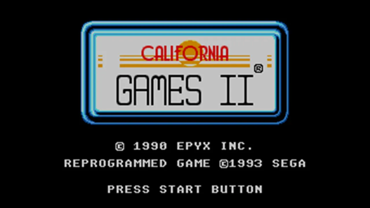 Backdrop artwork for California Games