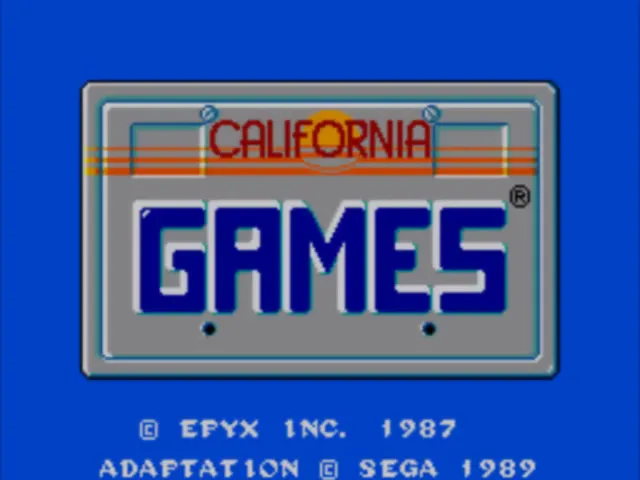 California Games screenshot
