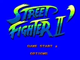 Street Fighter II' title screen
