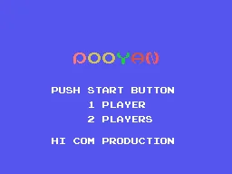 Pooyan title screen