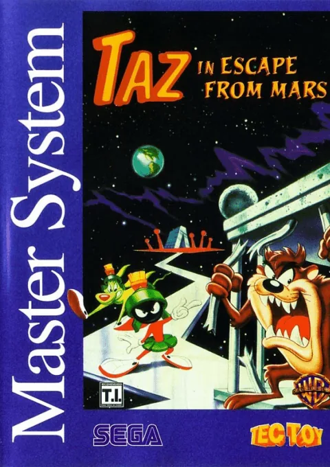 Backdrop artwork for Taz in Escape from Mars