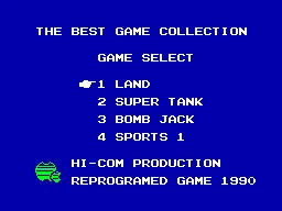 8 in 1 - The Best Game Collection (C) title screen