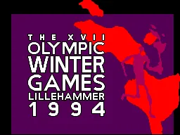 Winter Olympics title screen