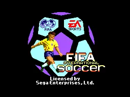 FIFA International Soccer title screen