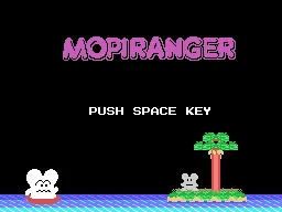Mopiranger title screen