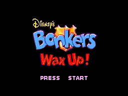 Bonkers Wax Up! title screen
