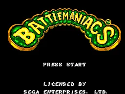 Battlemaniacs title screen