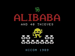 Alibaba and 40 Thieves title screen