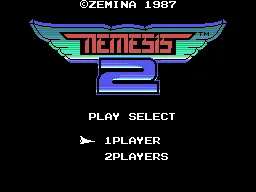 Nemesis 2 title screen