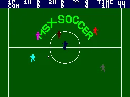 Backdrop artwork for MSX Soccer