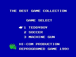 3 in 1 - The Best Game Collection (D) title screen