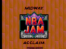 NBA Jam title screen