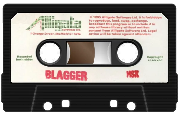 Blagger MSX cart