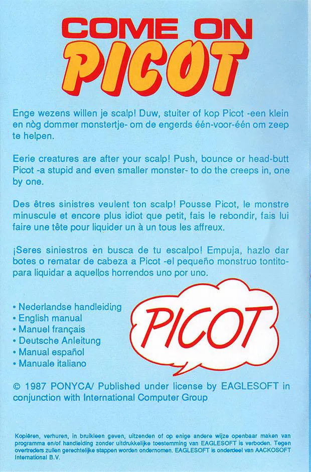 Come On! Picot box back