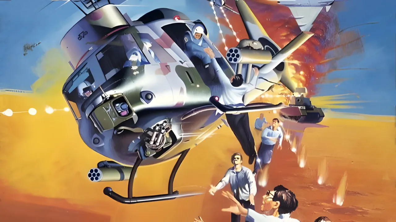 Backdrop artwork for Choplifter!