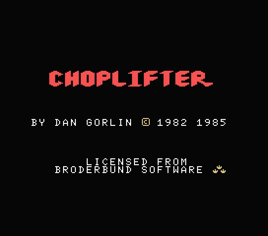 Choplifter! screenshot
