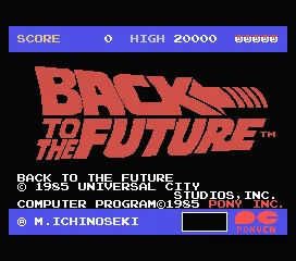 Back to the Future screenshot