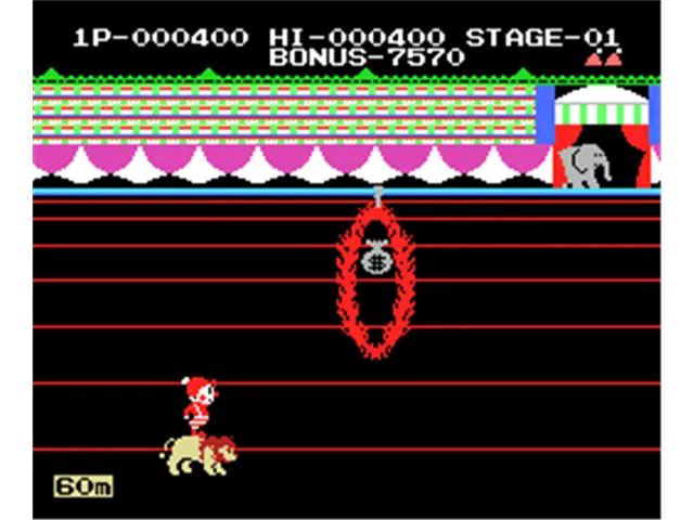 Circus Charlie screenshot