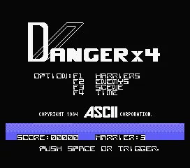 Danger X4 screenshot