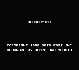 BurgerTime screenshot