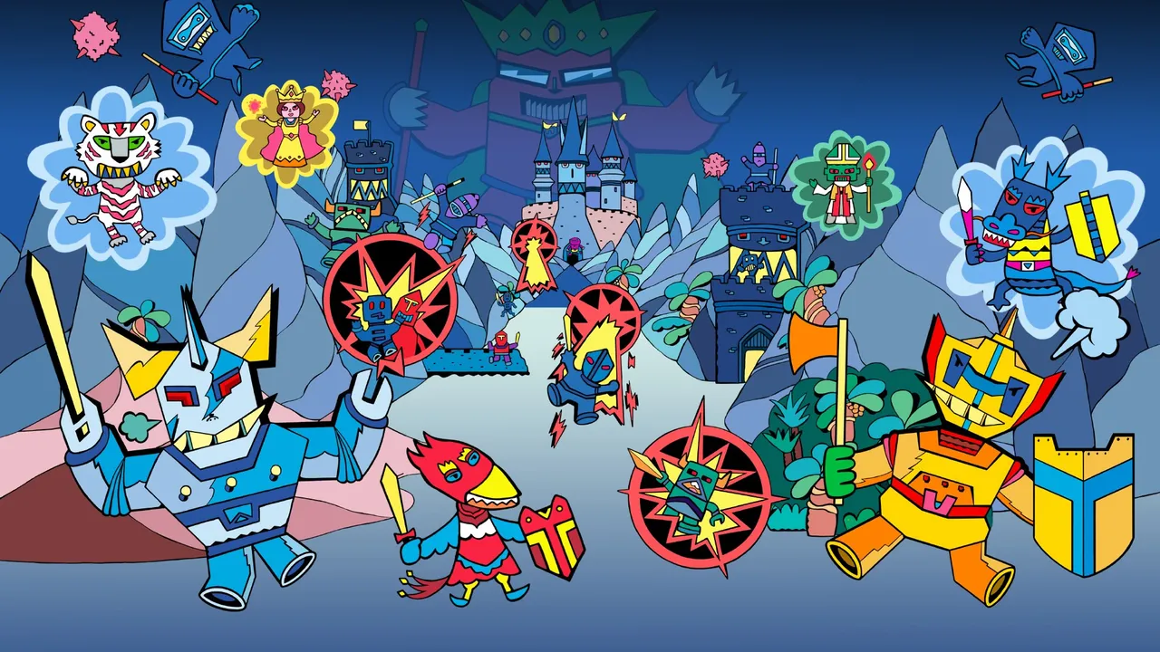 Backdrop artwork for Bokosuka Wars