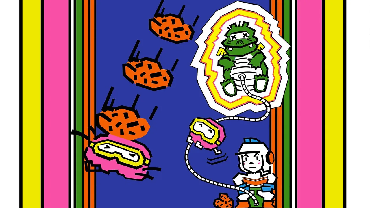 Backdrop artwork for Dig Dug