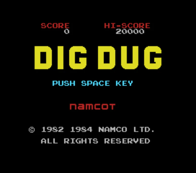 Dig Dug screenshot