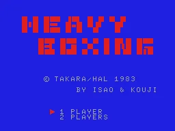 Backdrop artwork for Heavy Boxing