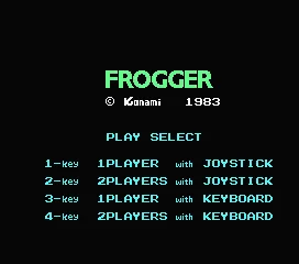 Frogger screenshot