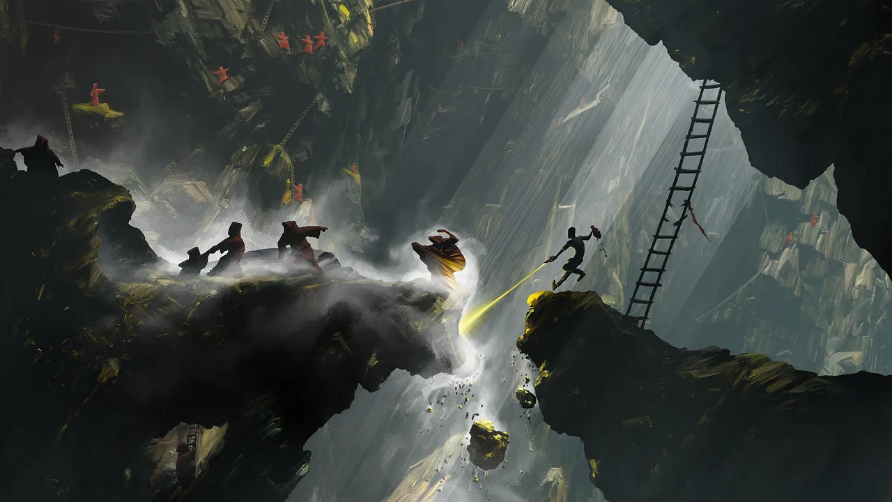 Backdrop artwork for Lode Runner