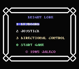 Backdrop artwork for Knight Lore