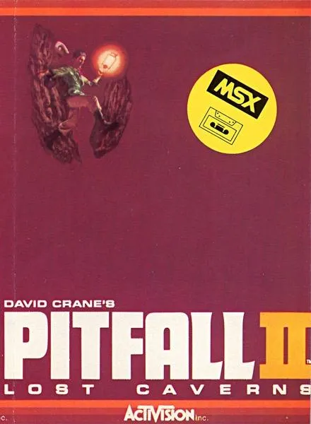 Pitfall II: Lost Caverns box art
