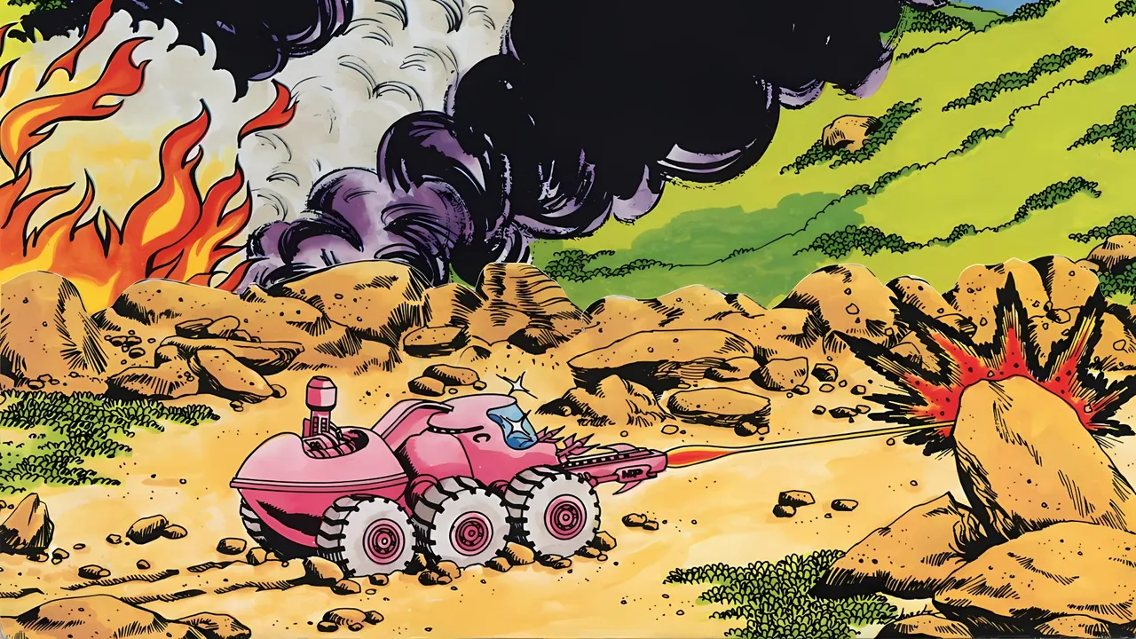 Backdrop artwork for Moon Patrol