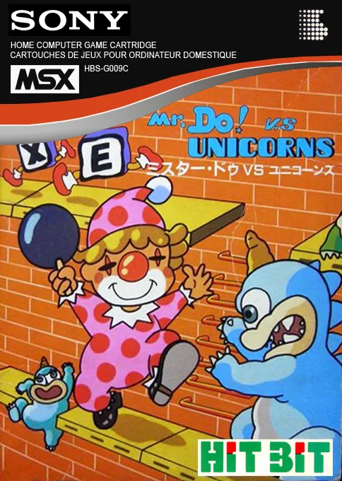 Mr. Do! vs Unicorns box art