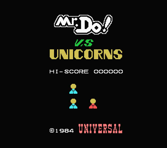 Backdrop artwork for Mr. Do! vs Unicorns