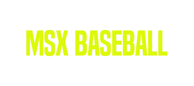 MSX Baseball logo