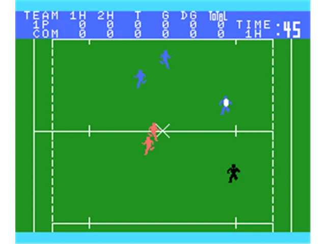 MSX Rugby screenshot