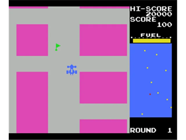 Rally-X screenshot