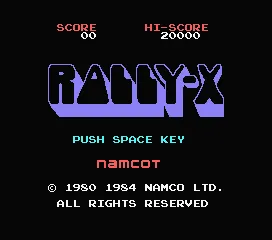 Backdrop artwork for Rally-X
