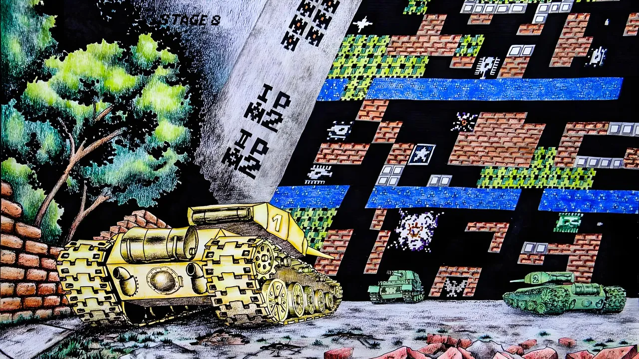 Backdrop artwork for Tank Battalion