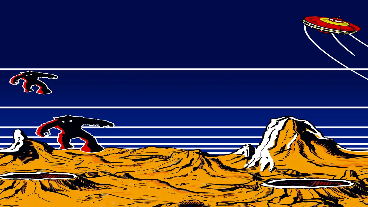 Backdrop artwork for Space Invaders