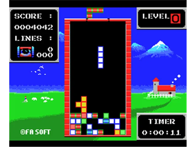 Fa Tetris screenshot